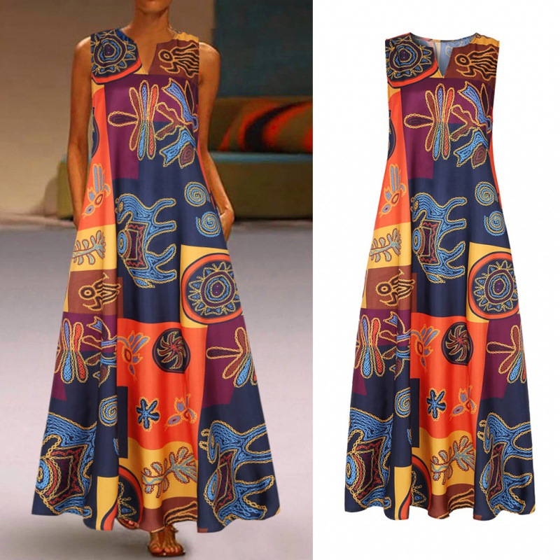Gaun Maxi Elegan Wanita Musim  - Parade Fashion Street ulasan dan harga