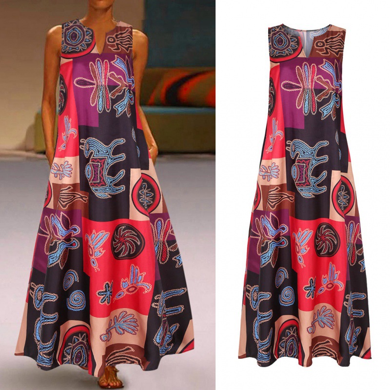 Gaun Maxi Elegan Wanita Musim  - Parade Fashion Street ulasan dan harga